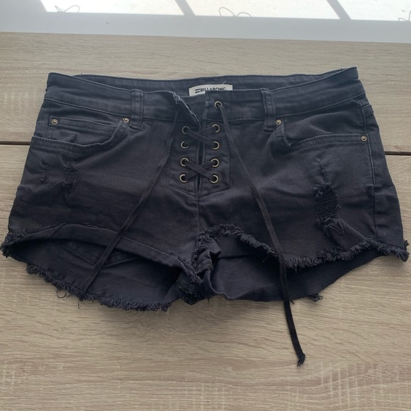 Billabong Pants - black billabong jean shorts